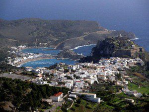 Island capital Chora Chora, capital of Kythira, places of interest