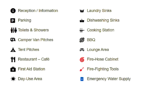 Facilities Campsite Paleopoli Kythira