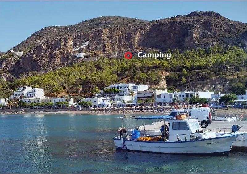 Campsites Kapsali Kythira Island