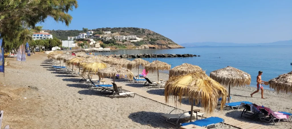Beach Agia Pelagia Kythira island
