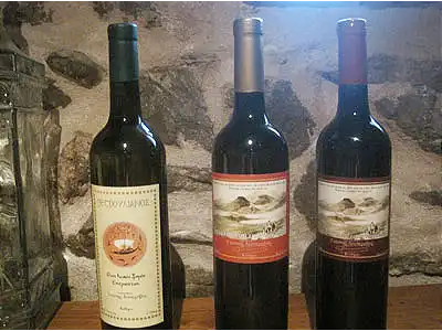 Local wines Arikaras Petroulianos wine local products - Kythira